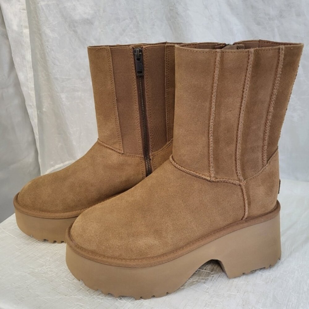UGG Classic Twin Seam New Heights Platform Boots Sz 9 Women's